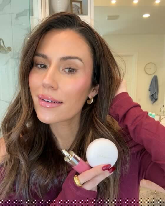 Christine Andrews makeup blush combo and favorite curling iron on sale at sephora